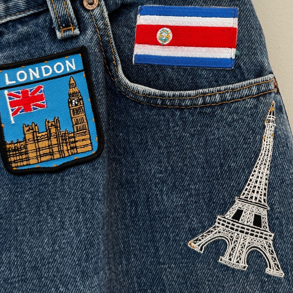 Custom Levi’s 550s Patch Jeans - Picture 3 of 7
